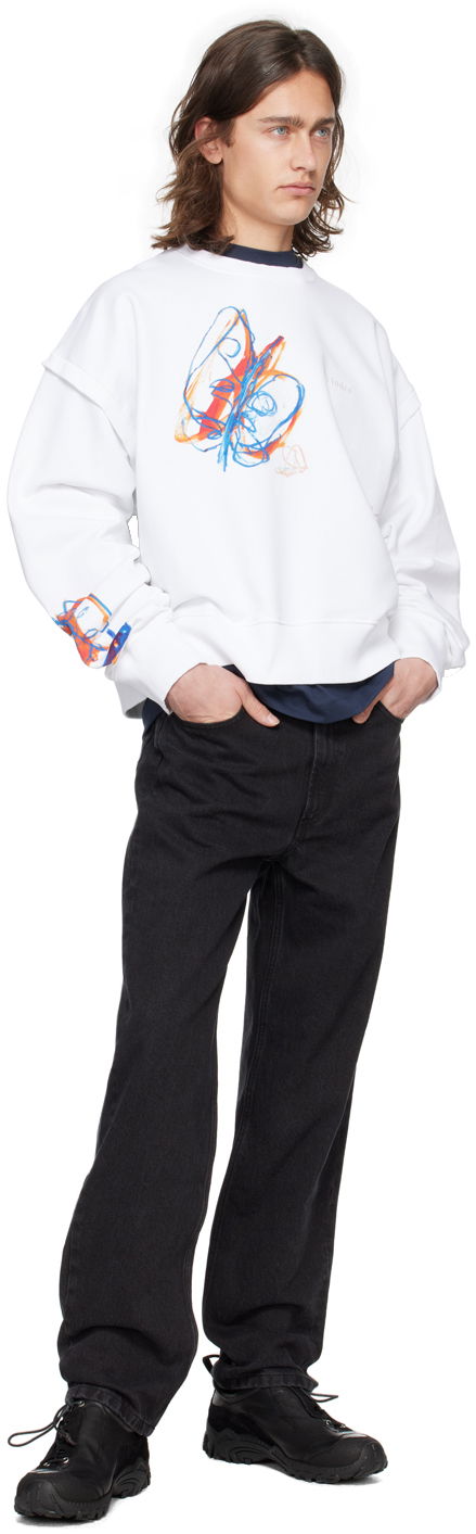 Parade Print Cropped Sweatshirt