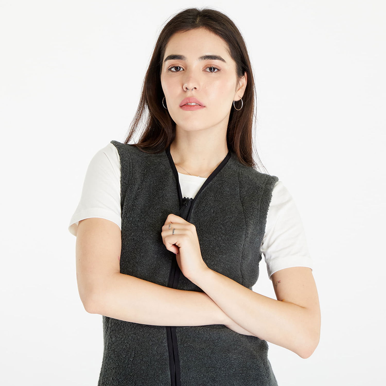 Vesta Lundhags Flok Pile Wool Vest Šedá | 1123102-484, 1