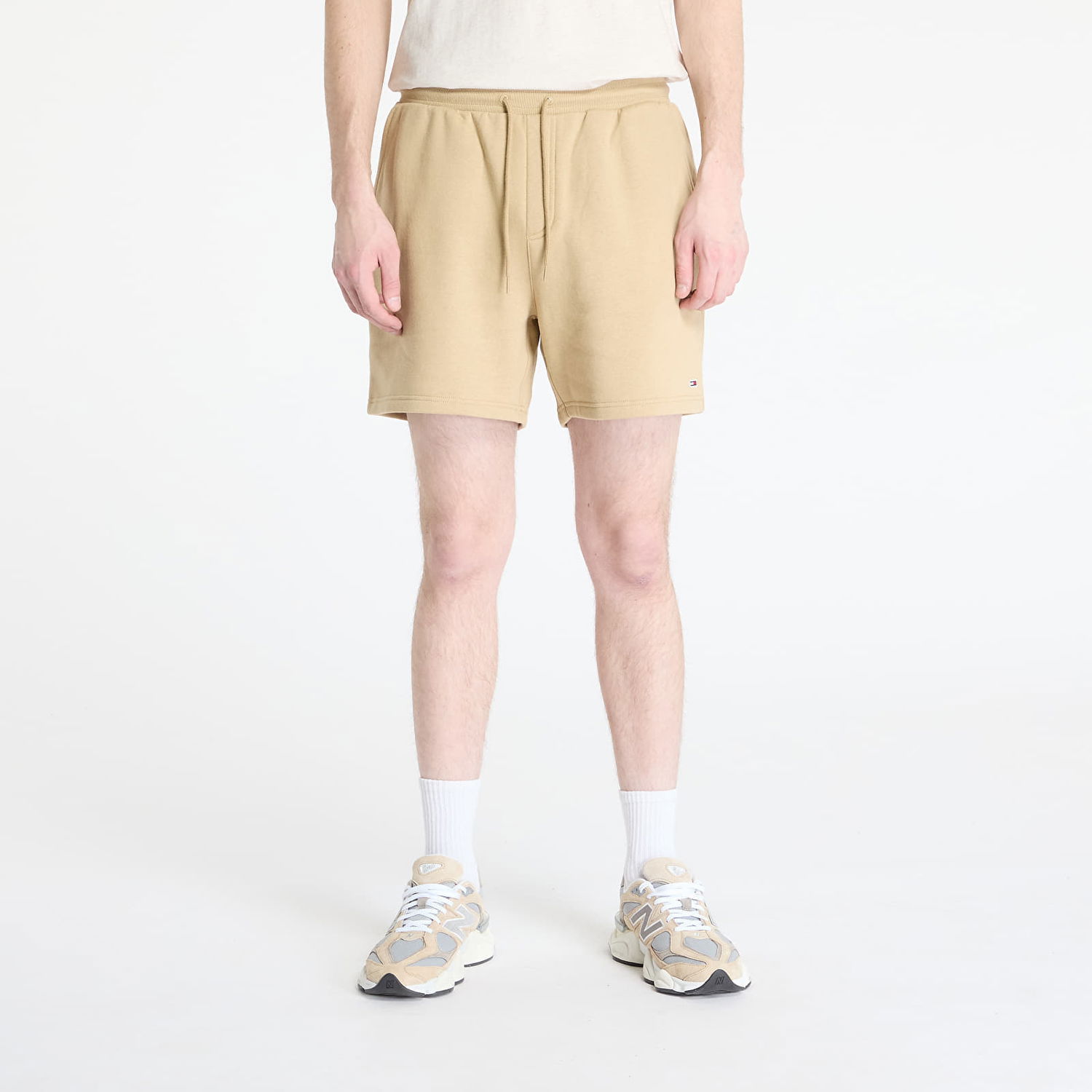 Šortky Tommy Hilfiger Tommy Jeans S Flag Beach Shorts Béžová | DM0DM21931 ACT, 0