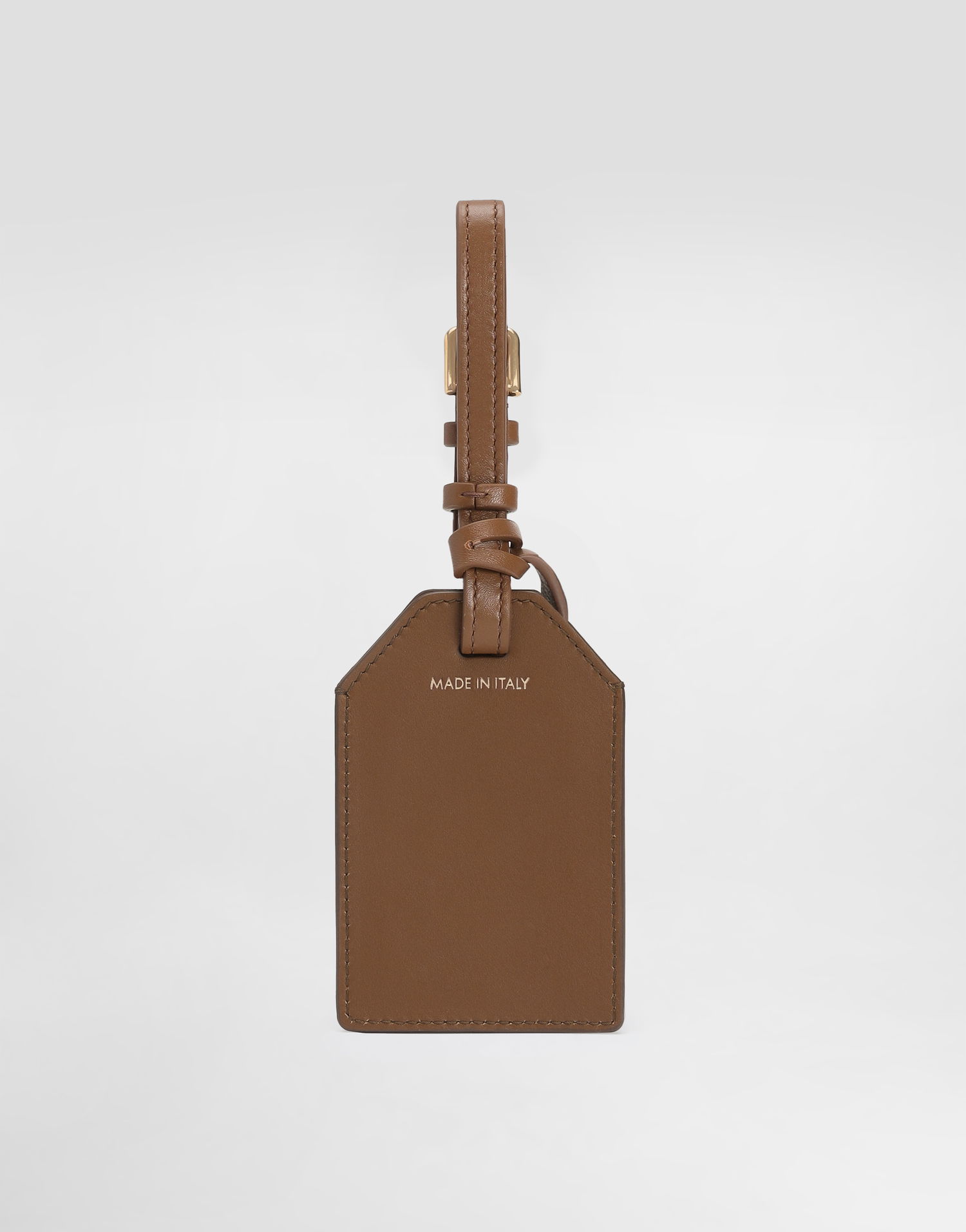 Kľúčenka Dolce & Gabbana Dolce & Gabbana Calfskin Luggage Tag with Padlock Hnedá | BI3417A9S258Z093, 1