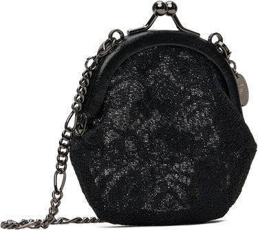 Peňaženka Yohji Yamamoto YOHJI YAMAMOTO Clasp Coin Purse Čierna | DP-A09-901, 2