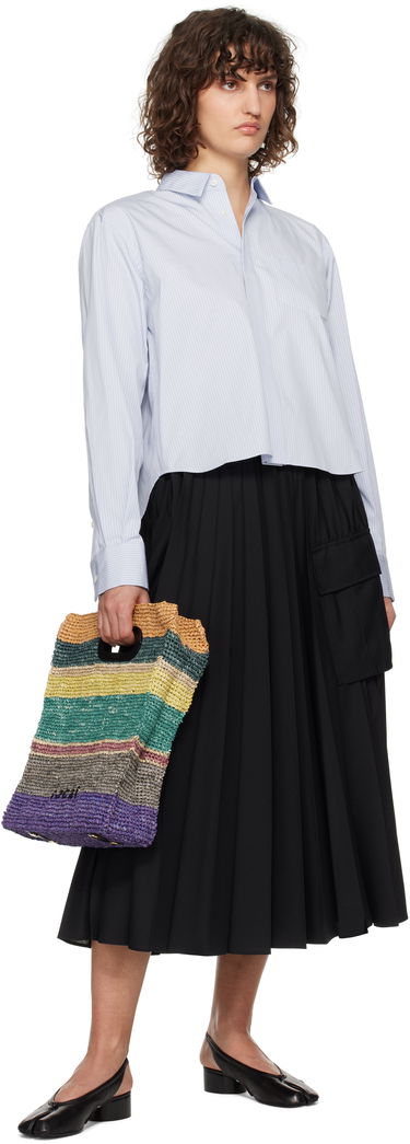 Tote bag sacai Sacai Raffia New Shopper Medium Bag Rôznofarebný | S148-01, 3