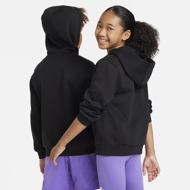 Mikina Nike Sportswear Club Fleece Full-Zip Hoodie Čierna | FD3004-010, 3