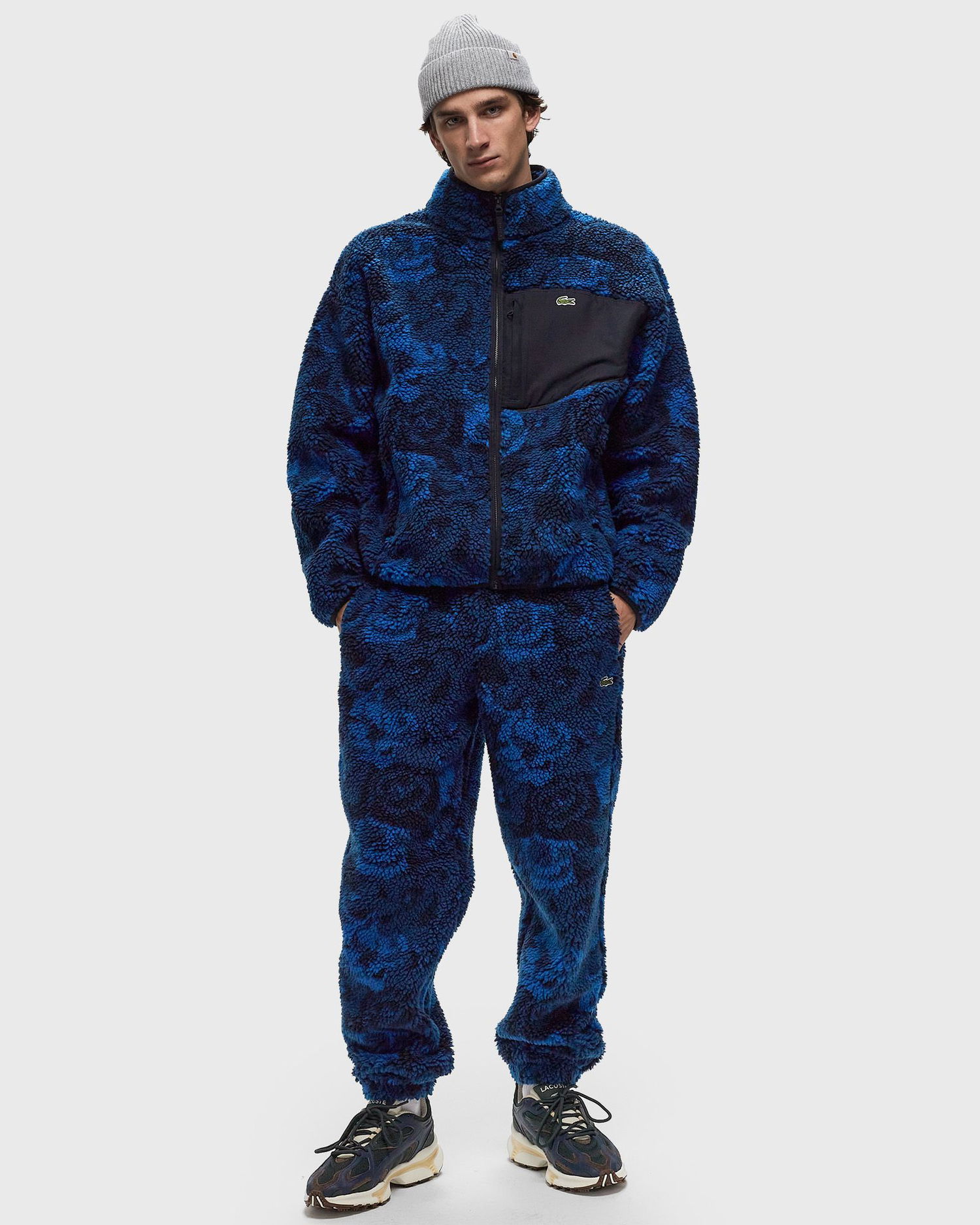 Tepláky Lacoste FLEECE PANT Sweatpants Modrá | XH4141-IB3, 1
