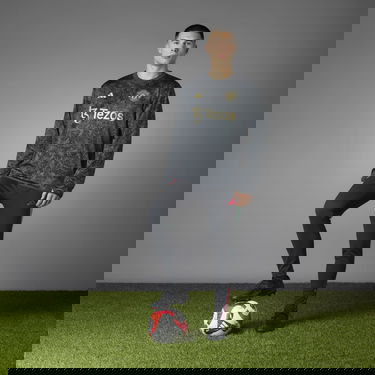 Tričko adidas Originals adidas MUFC SR WTP Šedá | iq1567, 4