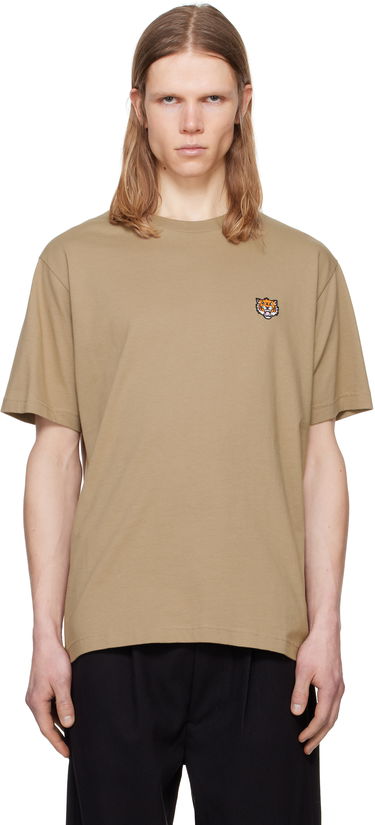Tričko KENZO Kenzo Paris 'Happy Tiger' Embroidered T-Shirt Béžová | FF55TS5274SG, 0