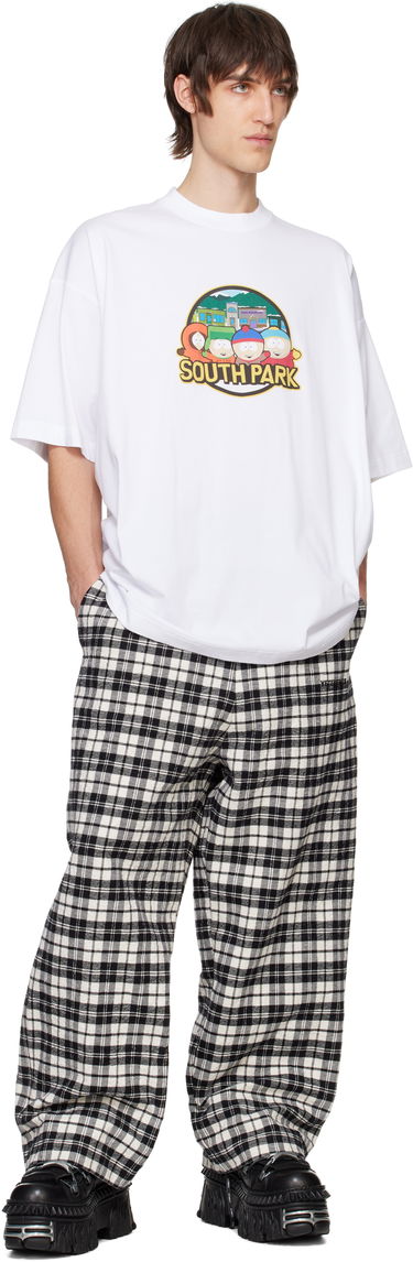 Tričko VETEMENTS Vetements 'South Park' Oversized T-Shirt Biela | UA66TR610W, 3
