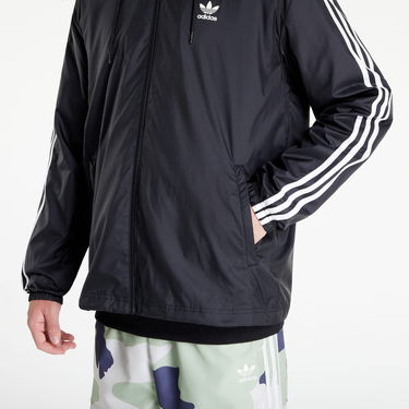 Vetrovka adidas Originals Adicolor 3-Stripes Čierna | HB9489, 4