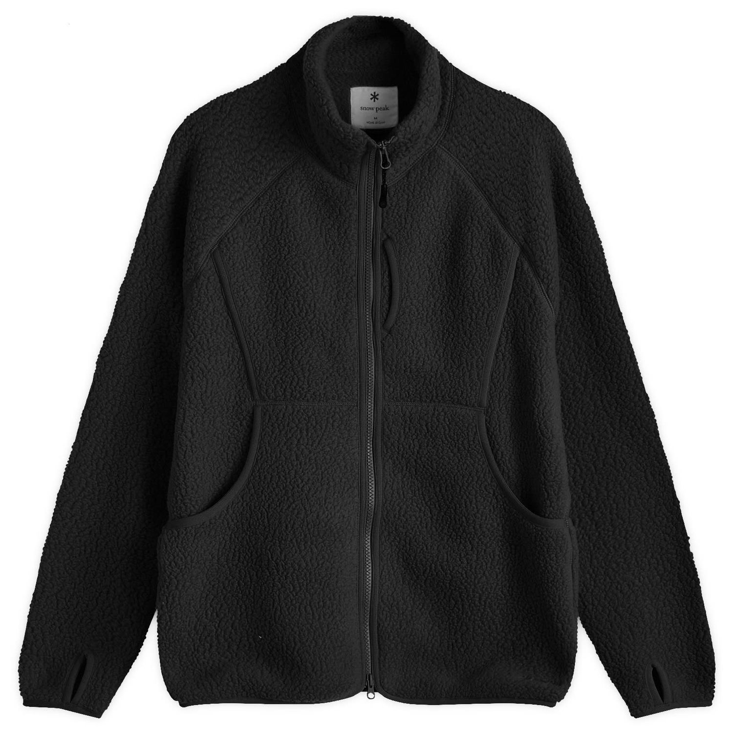 Mikina Snow Peak Thermal Boa Fleece Jacket Čierna | SW-24AU005-BLK, 0