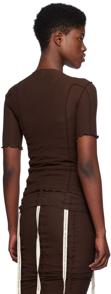 Tričko Baserange Omato Brown Fitted T-Shirt Hnedá | TTO3-RB-SP24, 2
