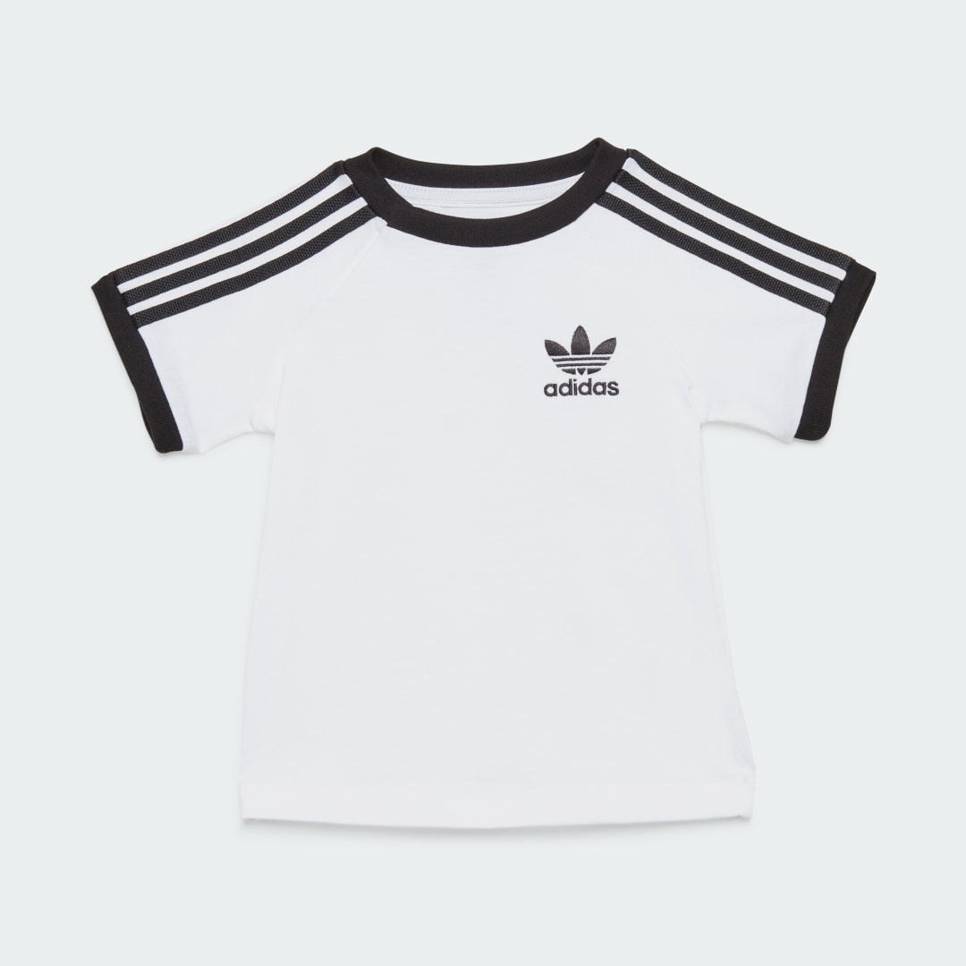 Tričko adidas Performance 3-Stripes Tee Biela | JE0519, 0