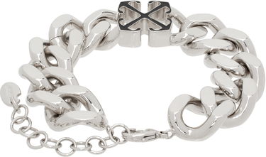 Náramok Off-White Enamel Arrow Chain Bracelet Metalická | OMOA106C99MET0017210, 1