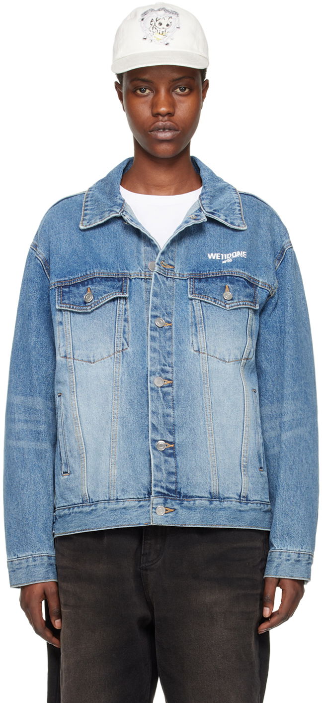 Bunda We11done We11done Faded Denim Jacket Modrá | WD-DJ1-23-913-U-BL, 0