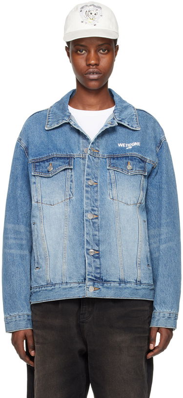 Bunda We11done We11done Faded Denim Jacket Modrá | WD-DJ1-23-913-U-BL, 0