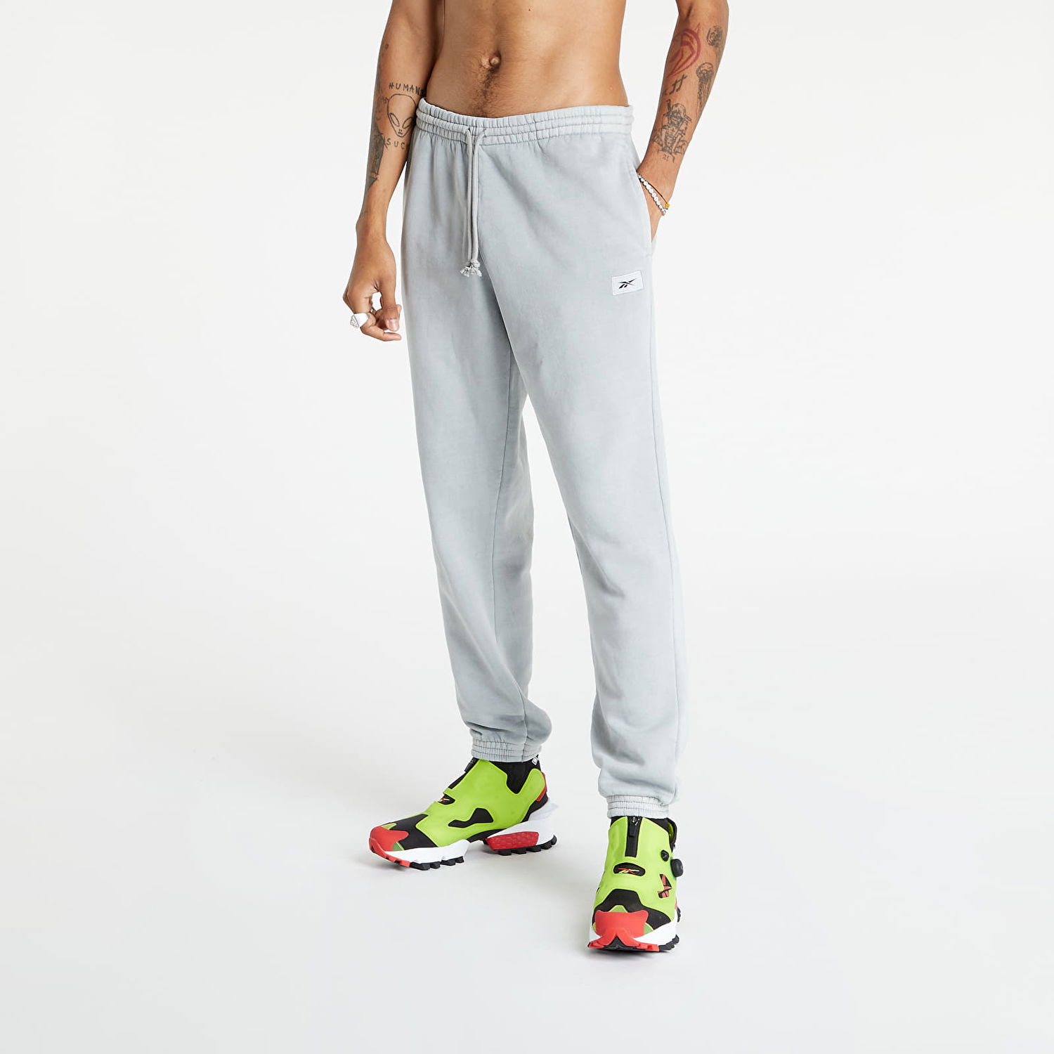 Nohavice a džínsy Reebok Cl Nd Pant Šedá | HI4616, 0