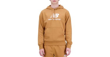Mikina New Balance Essentials Stacked Logo French Terry Béžová | mt31537-tob, 1