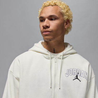 Mikina Jordan Jordan Brooklyn Fleece Full-Zip Hoodie Biela | IB7908-133, 4