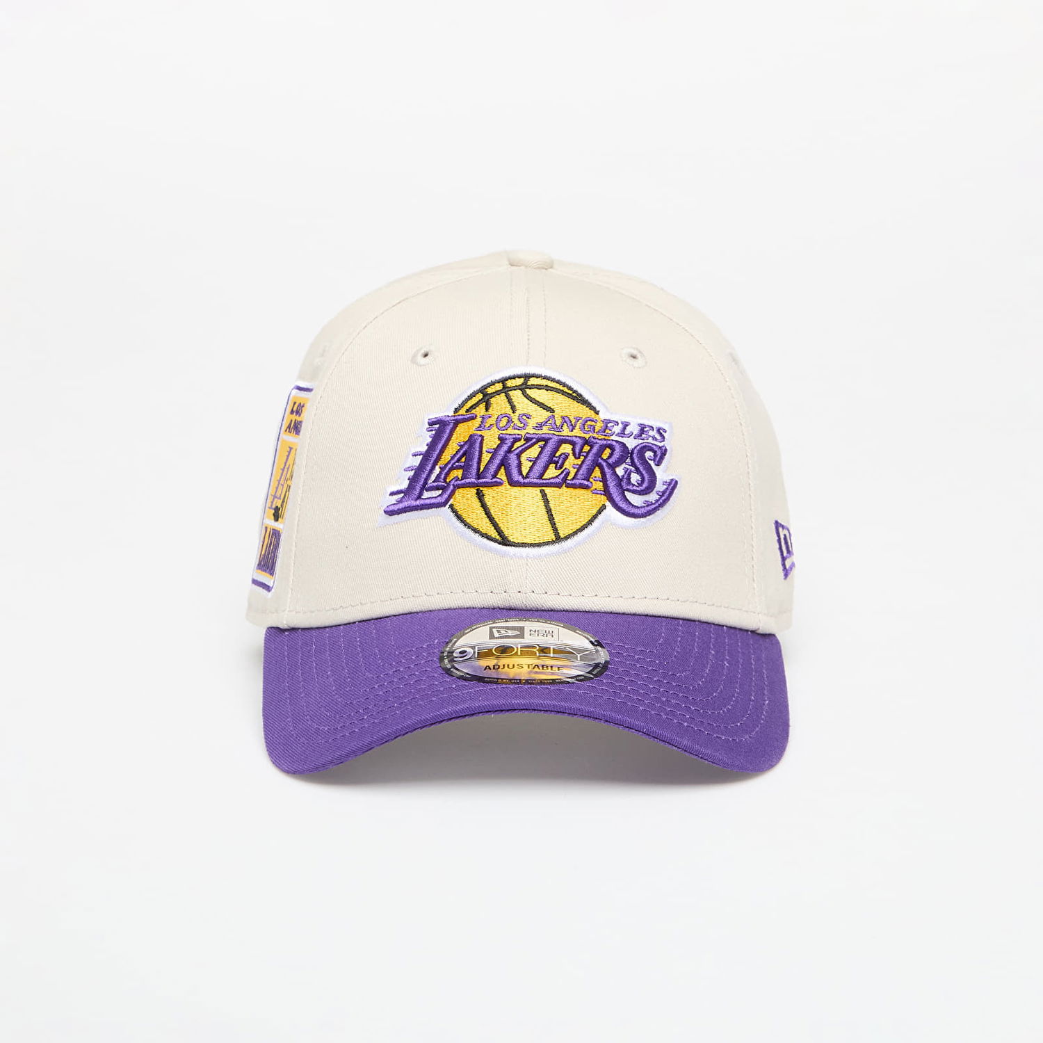 Šiltovka New Era Los Angeles Lakers 9FORTY Contrast Patch Adjustable Cap Béžová | 60667571, 0