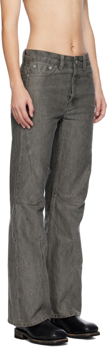 Džínsy OUR LEGACY Our Legacy Moto Cut Jeans Šedá | W4245MO, 1