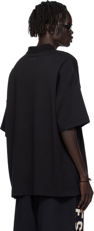 Polo tričko Fear of God ESSENTIALS 90s Fit Piqué Polo Čierna | 125SP254400F, 2