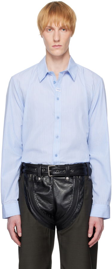 Košeľa Martine Rose Martine Rose Classic Striped Shirt Modrá | 401WS15509, 0