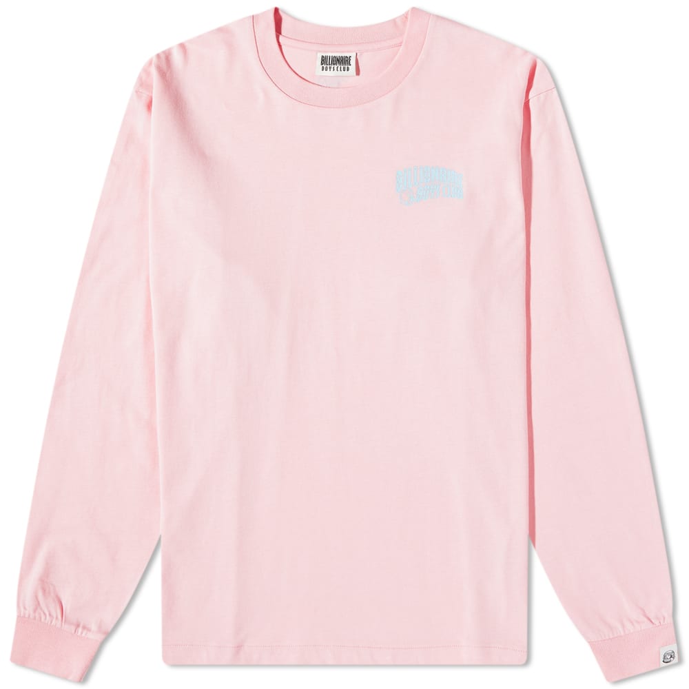 Tričko BILLIONAIRE BOYS CLUB Long Sleeve Small Arch Logo Tee Pink Ružová | BC007-PNK, 0