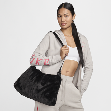 Tote bag Nike Faux Fur Tote Bag Čierna | FZ1323-010, 0
