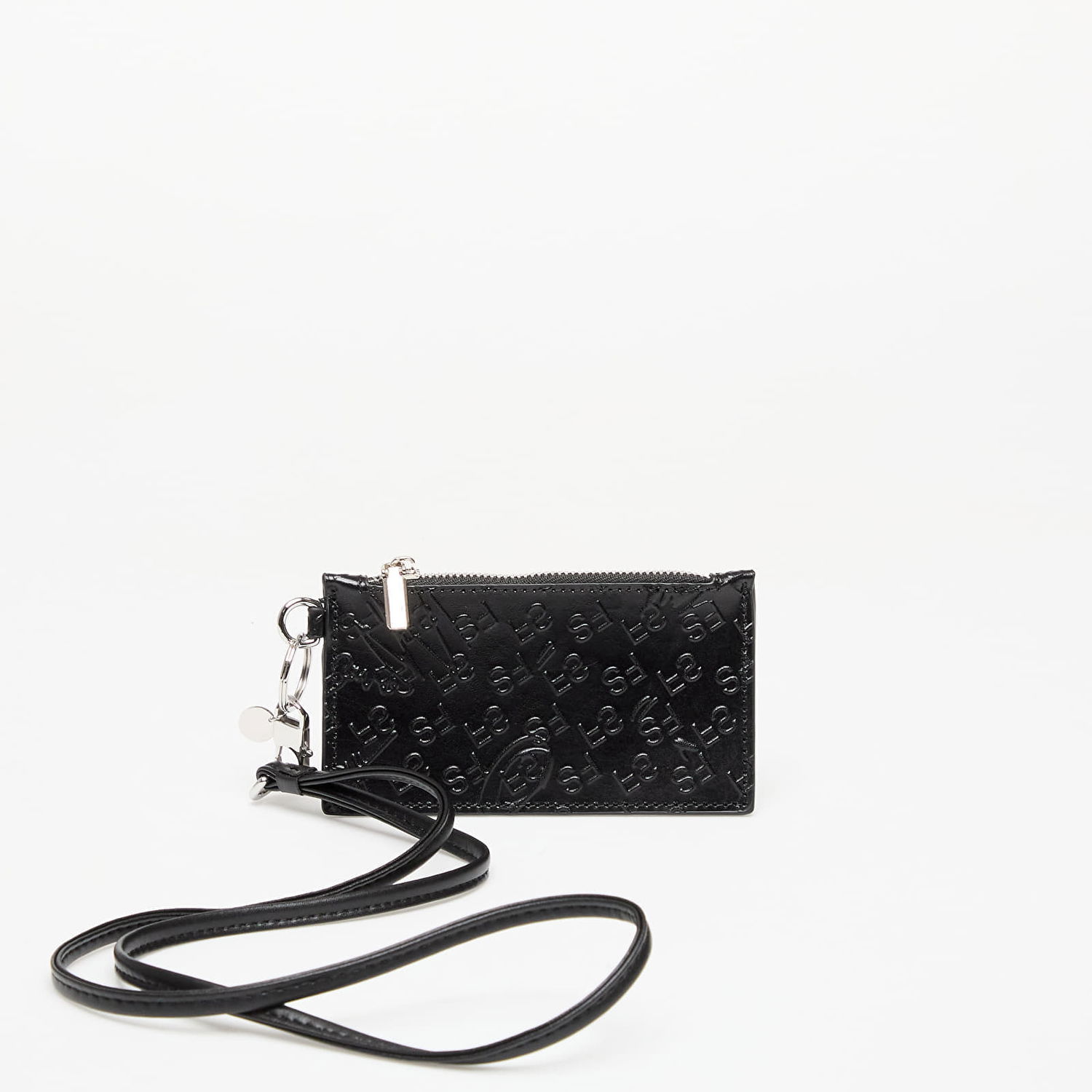 Peňaženka Footshop FTSHP Leather Cardholder with Lanyard Čierna | FTSHP_485, 1