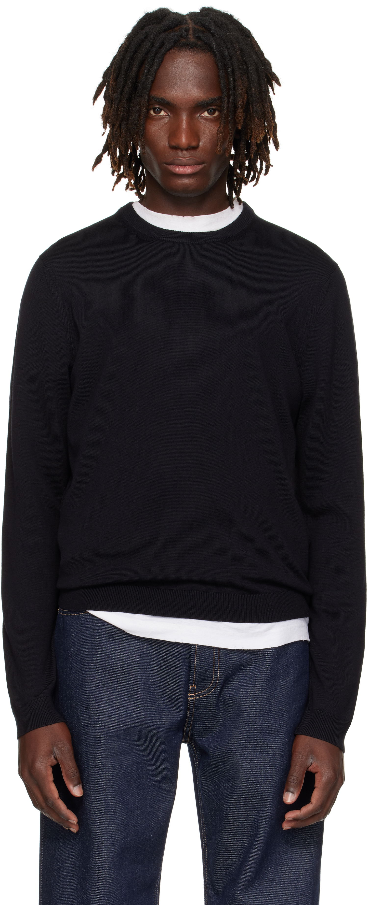 Sveter Acne Studios Acne Studios Wool Sweater Čierna | B60364-, 0