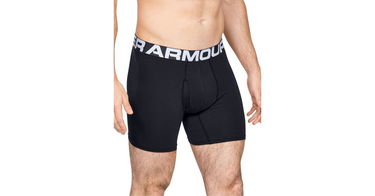 Boxerky Under Armour Under Armour Cotton Stretch 6" Boxer Briefs (3-Pack) Čierna | 1327426-001, 1