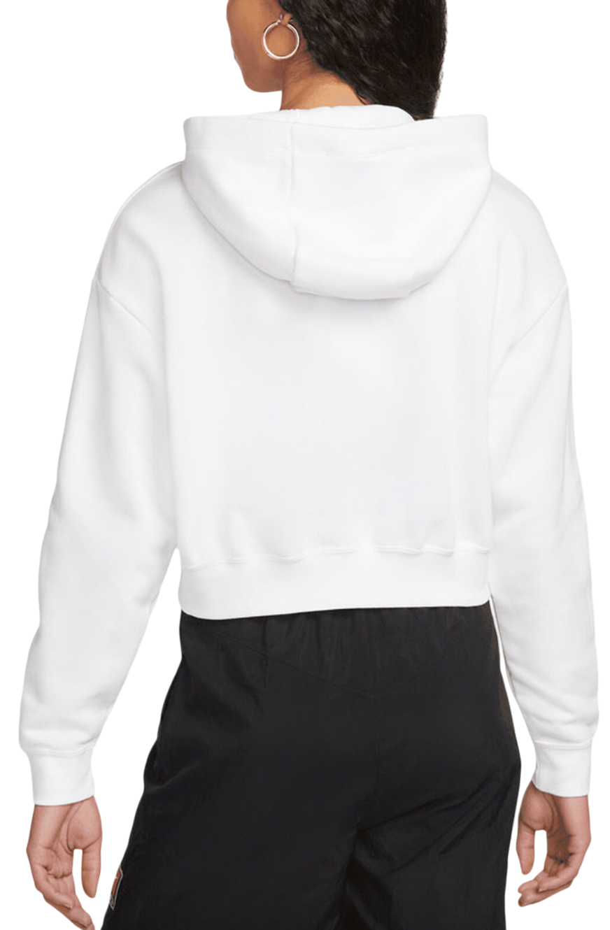 Mikina Nike Cropped Fleece Hoody Biela | dq5850-100, 1