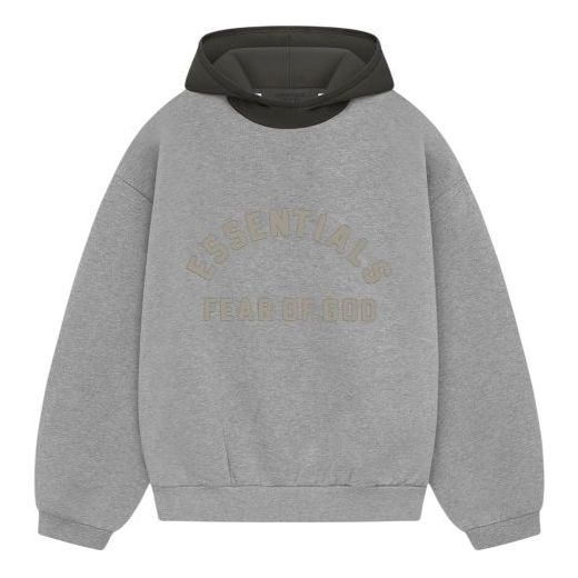 Mikina Fear of God Fear of God Essentials SS24 Nylon Fleece Hoodie Šedá | 202SP244313F