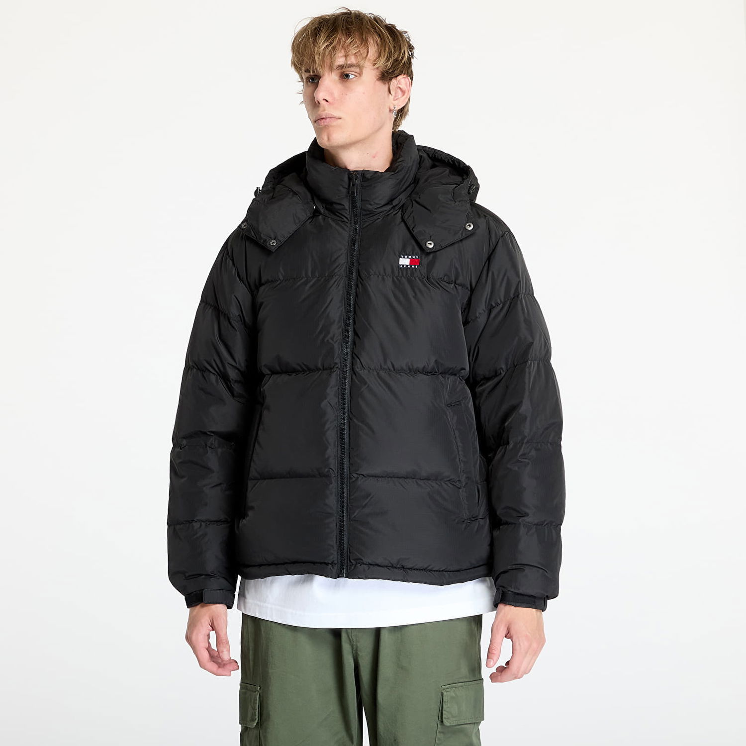 Prešívaná bunda Tommy Hilfiger Alaska Puffer Jacket Black Čierna | DM0DM19537 BDS, 0