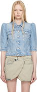 Coperni Slim-Fit Cropped Denim Jacket