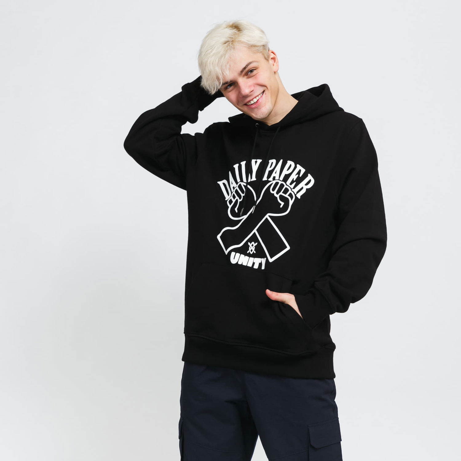 Mikina DAILY PAPER Milo Hoodie Čierna | 2211095, 0