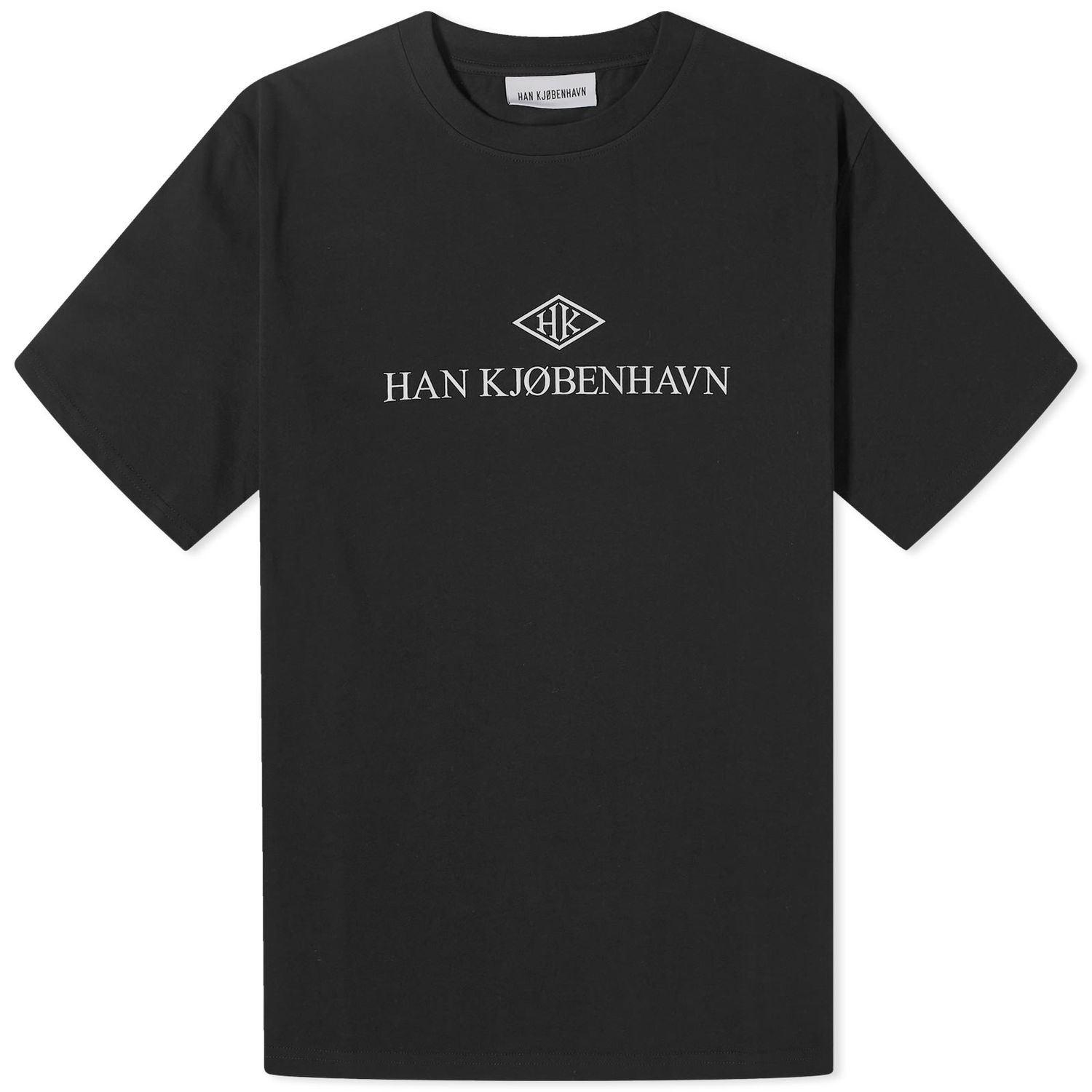 Tričko Han Kjøbenhavn HK Logo Boxy T-Shirt Čierna | M-132919-BLK, 1