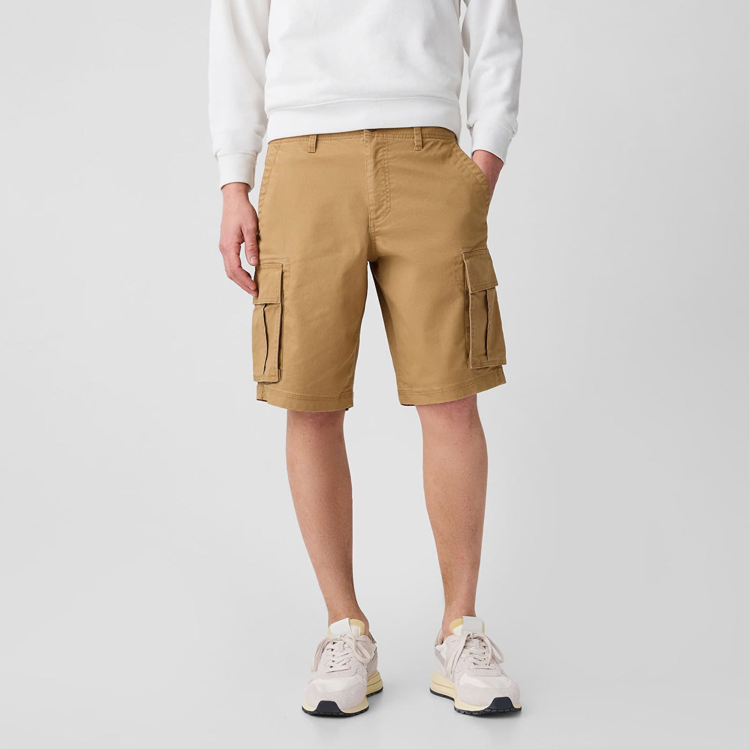Šortky GAP Cargo Shorts Perfect Khaki Zelené | 866152-00, 0