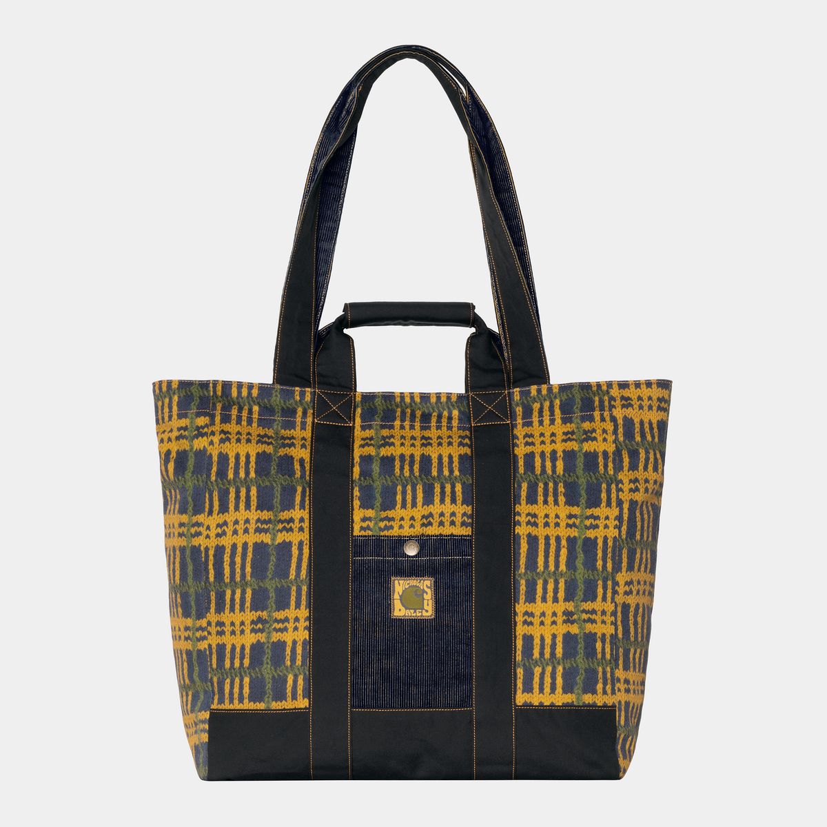 Tote bag Carhartt WIP Nicholas Daley ND Tartan Print Record Bag Rôznofarebný | I034914_3, 0