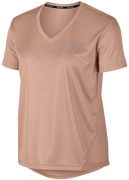 Miler Dri-FIT Short Sleeve V-Neck Running T-Shirt with Mesh Panels
