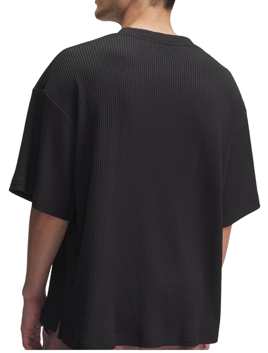 Tričko Under Armour Rival Waffle Knit Crew Neck T-Shirt with Pocket Čierna | 1383106-001, 1