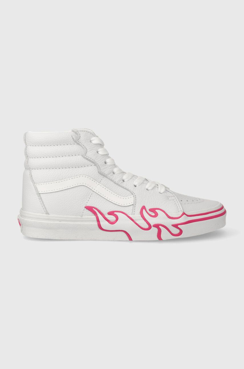 Tenisky a topánky Vans SK8-HI Flame Biela | VN0005UJYU21, 0
