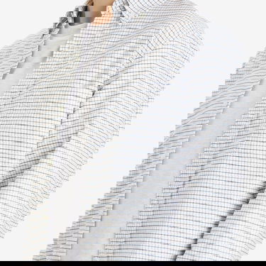 Košeľa BEAMS Beams Plus Tattersall Check Button Down Oxford Shirt, Size Medium Modrá | 3811-1151-139-75, 5