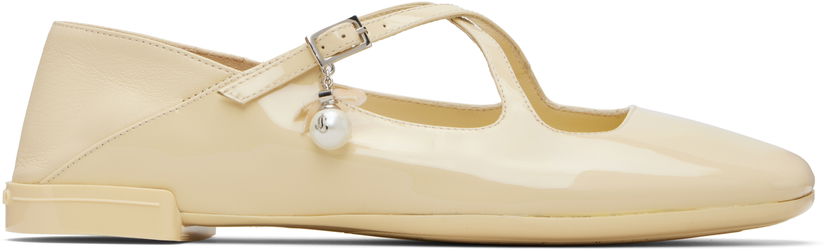 Tenisky a topánky Jimmy Choo Eleri Ballerina Flats Béžová | ELERI BALLERINA/C