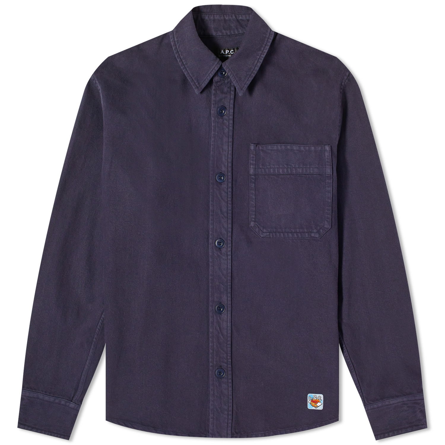 Košeľa A.P.C. END. x Men's 'Coffee Club' Basile Overshirt Navy | COFCN-H02875-IAK, 0