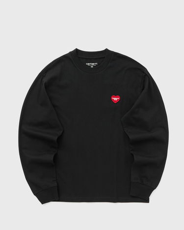 Tričko Carhartt WIP Long Sleeve Heart Patch T-Shirt Čierna | I035469-1V2.XX, 2