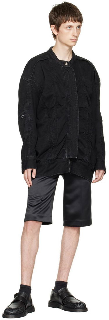 Bunda We11done We11done Bomber Denim Jacket Čierna | WD-DJ3-21-331-U-BK, 3