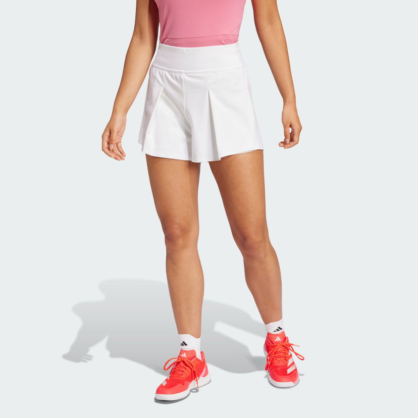 Šortky adidas Performance Pleated Tennis Shorts Climacool Match Biela | JE7103