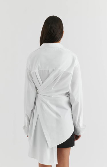 Šaty AXEL ARIGATO Parker Shirt Dress Biela | A2121003, 3