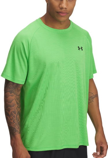 Tričko Under Armour Under Armour Tech Textured Short Sleeve T-Shirt Zelené | 1382796-362, 0