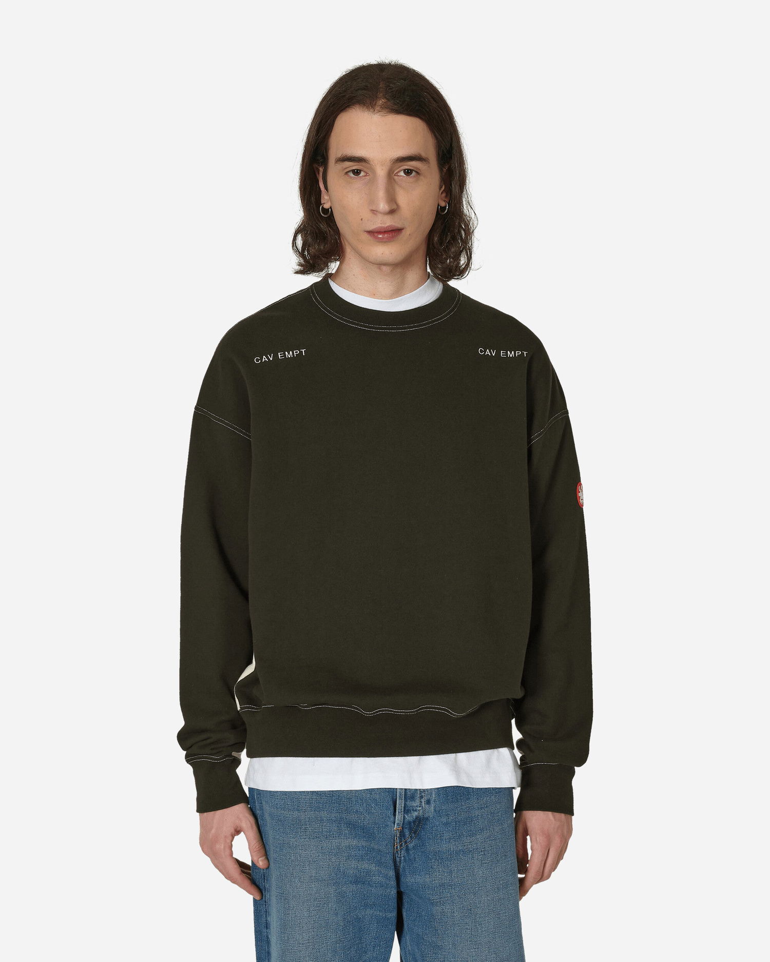 Mikina Cav Empt Solid Crewneck Sweatshirt #2 Zelené | CES24CS09 001, 0